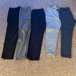 Zyia Mens pants/sweatpants lot of 5, all size large